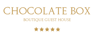 Chocolatebox Guesthouse logo with 5 stars - website